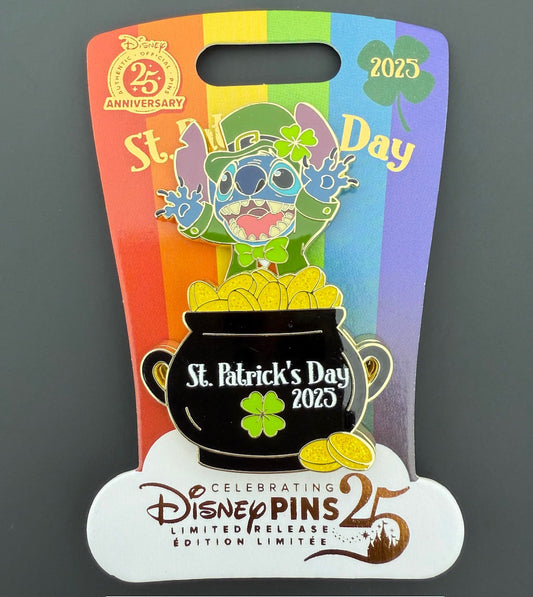 Stitch St. Patrick’s Day 2025 Disney Pin