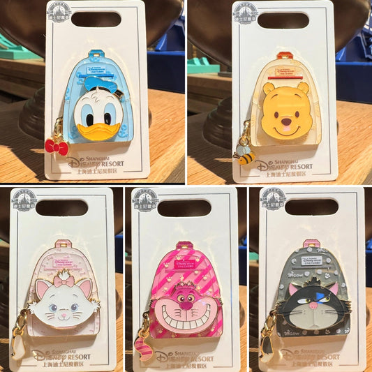 Disney Character Backpack Pin Series at Shanghai Disney Resort