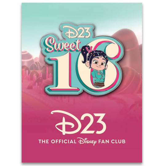 Vanellope von Schweetz D23 16th Anniversary Gold Member Pin at Disney Store
