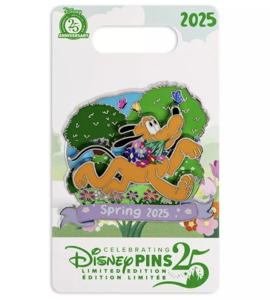 Pluto Spring 2025 Pin at Disney Store