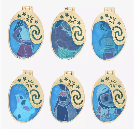 Moana 2 Character Locket Blind Box Pin Set at BoxLunch