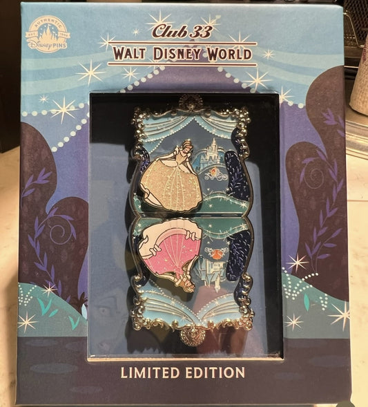 Cinderella 75th Anniversary Disney Pin at Club 33