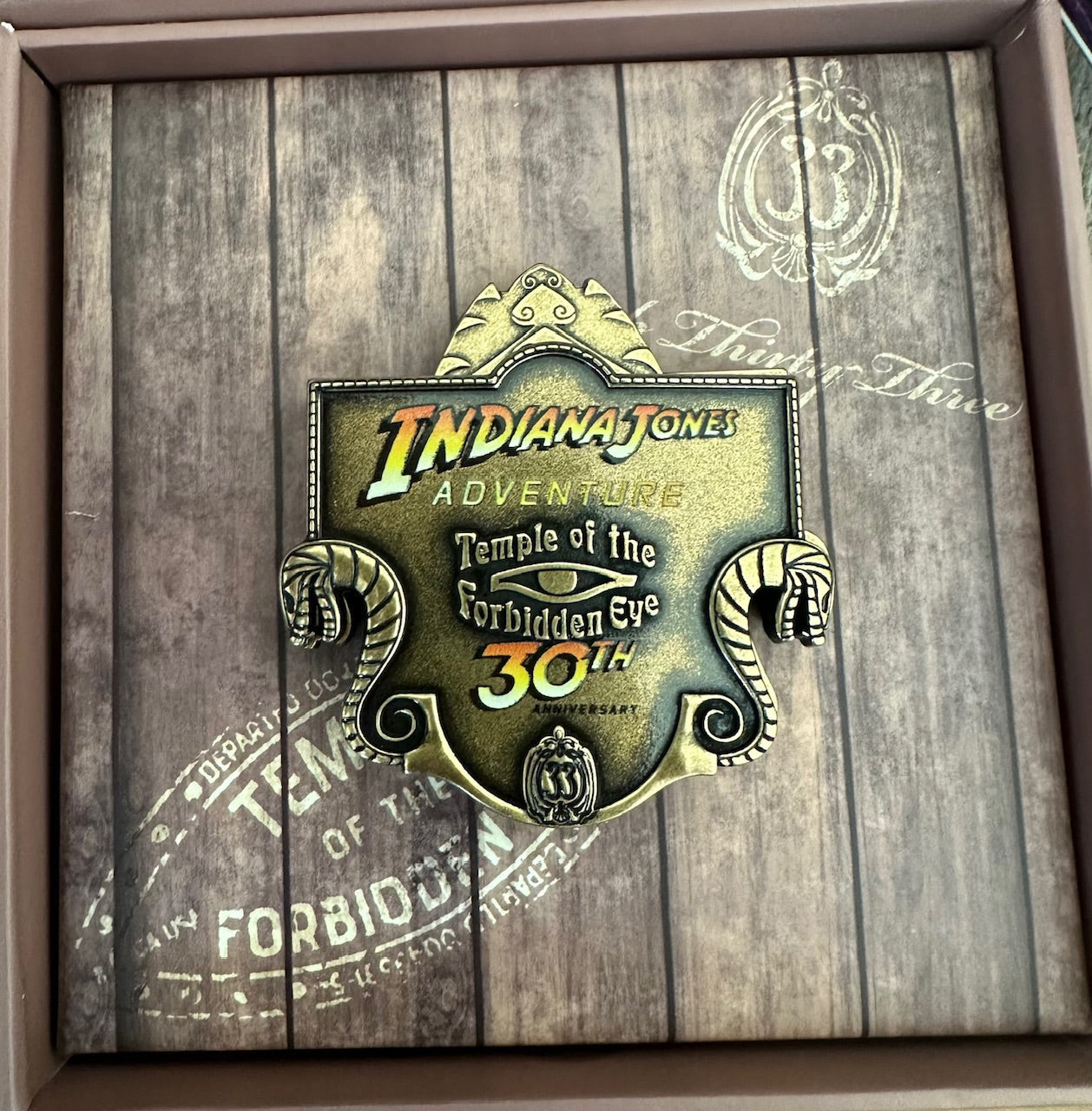 Indiana Jones Adventure 30th Anniversary Pin at Club 33 – Disney