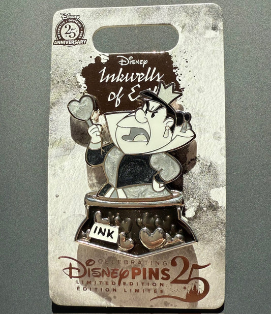 Queen of Hearts Inkwells of Evil Disney Pin