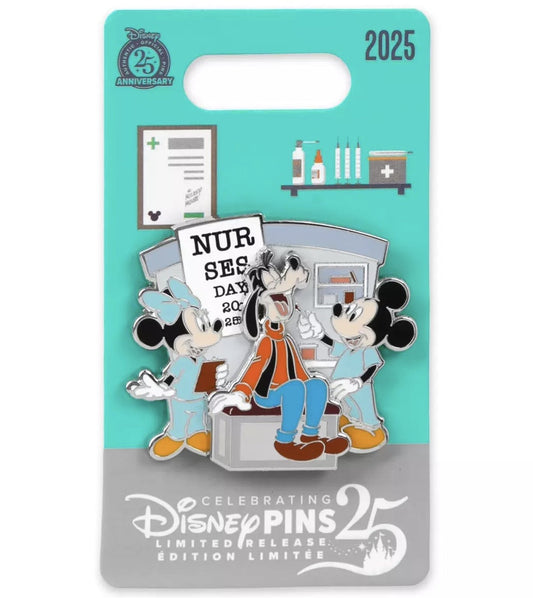 Mickey Mouse and Friends Nurse's Day 2025 Pin at Disney Store