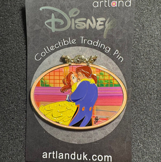 First Dance Beauty and the Beast Oval ArtLand Disney Pin