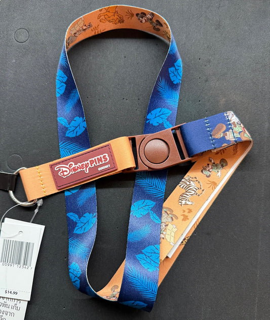 Mickey & Friends Safari Reversible Lanyard at Disney Parks
