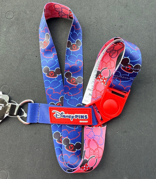 Mickey Ear Hat & Minnie Headband Lanyard at Disney Parks