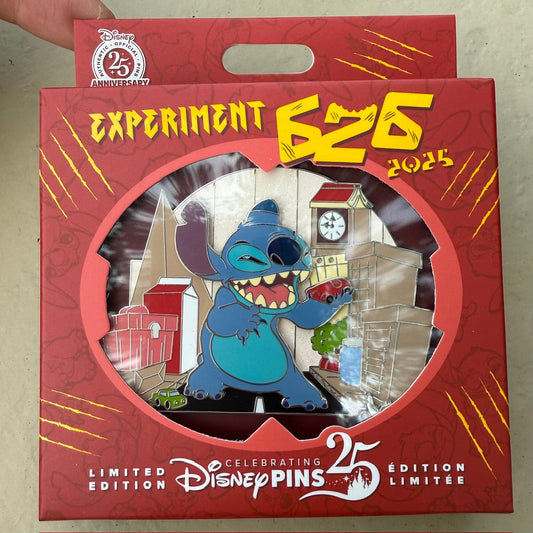 Stitch 626 Day City Mini Jumbo Disney Pin