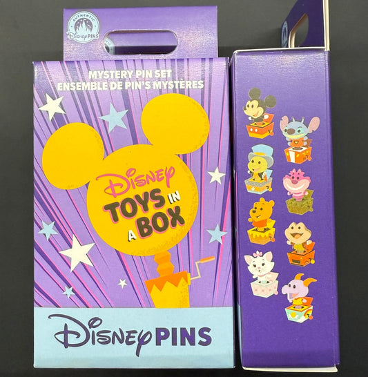 Toys in a Box Mystery Pin Set at Disney Parks