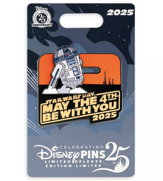 R2-D2 Star Wars Day 2025 Disney Pin