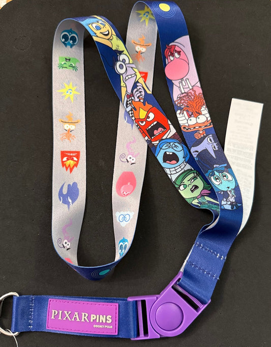 Inside Out 2 Reversible Lanyard at Disney Parks