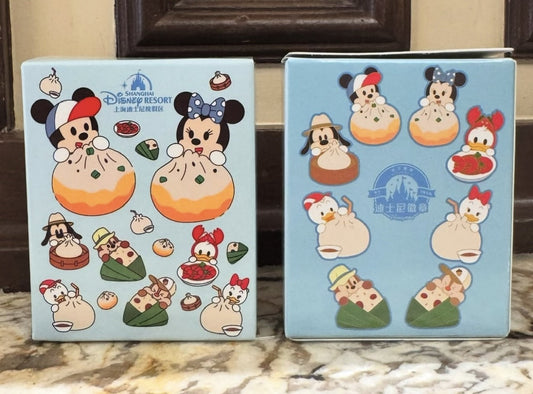 Disney Character Asian Cuisine Mystery Pin Set at Shanghai Disney Resort