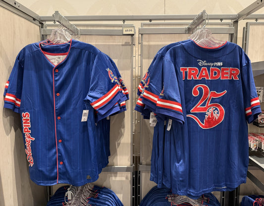 Disney Pin Trading 25th Anniversary Jersey at Disney Parks