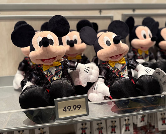 Mickey Mouse Disney Pin Trading 25th Anniversary Plush at Disney Parks