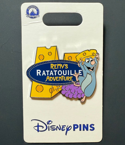 Remy’s Ratatouille Adventure Cheese & Grapes Disney Pin