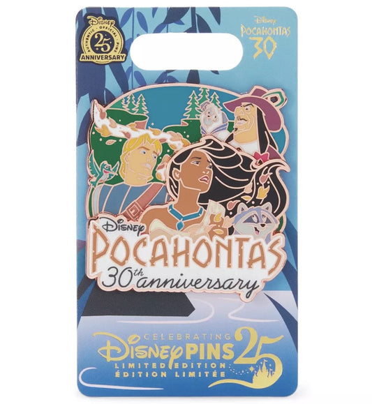 Pocahontas 30th Anniversary Pin at Disney Store