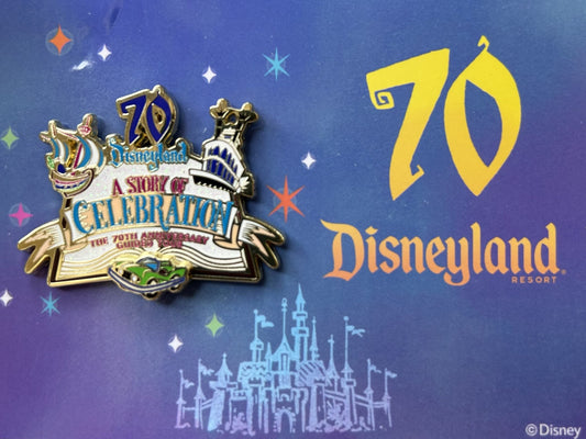 Disneyland 70th Anniversary Guided Tour Pin