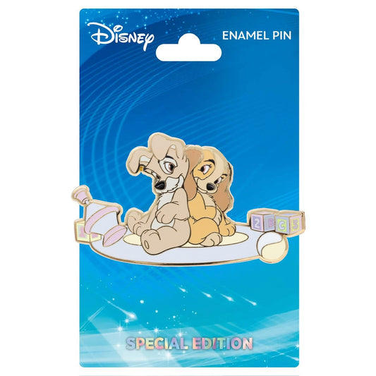 Lady and the Tramp Babies Pin at Pink a la Mode