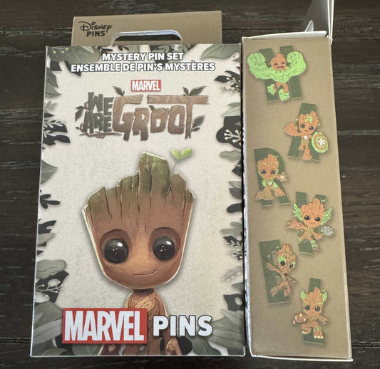 Marvel We Are Groot Mystery Pin Set at Disney Parks