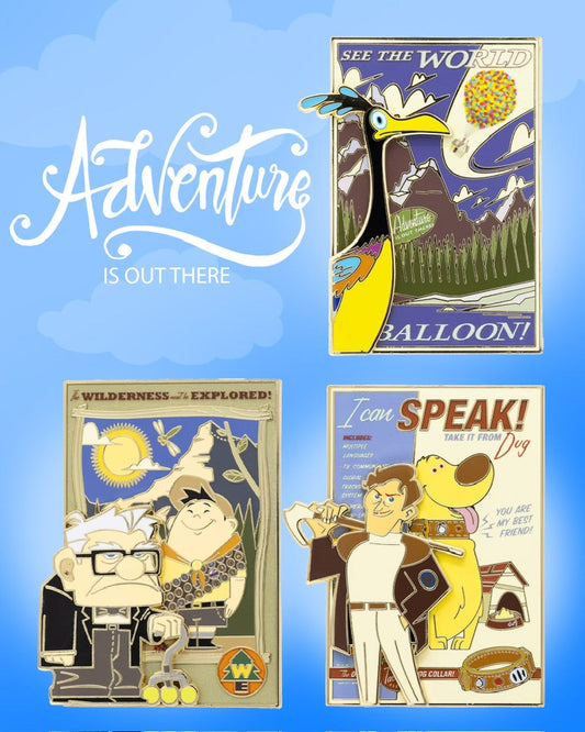 UP A World of Adventure Disney Pins - Pink a la Mode