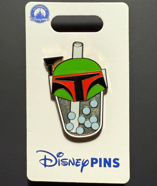 Boba Fett Boba Tea Disney Pin