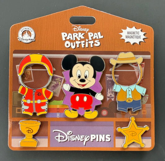Mickey Mouse Park Pal Outfits Disney Pin Set
