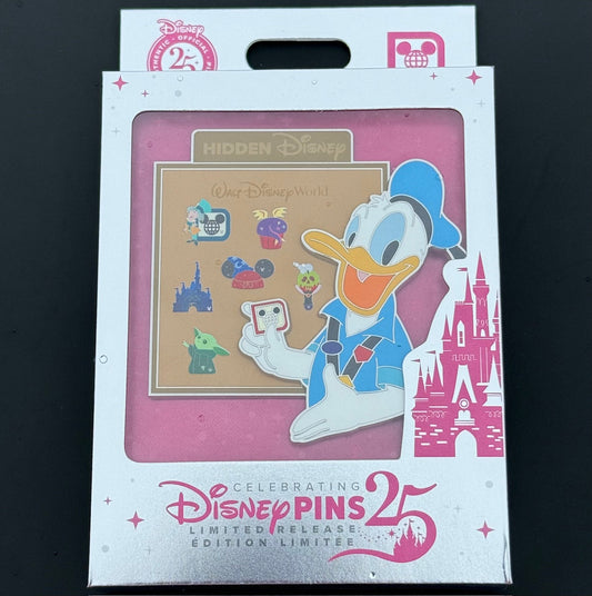WDW Hidden Disney Mini Jumbo Donald Duck Pin