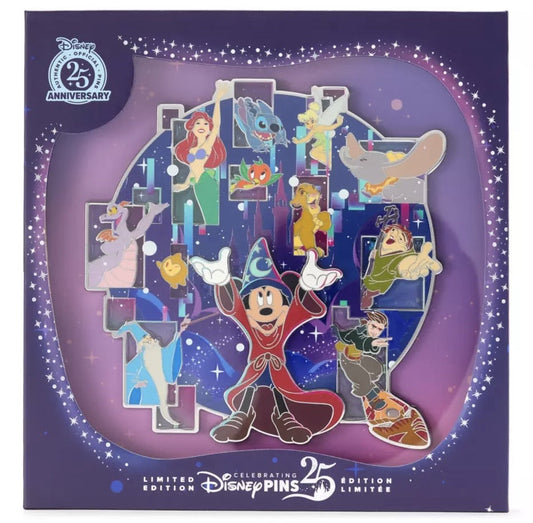 Sorcerer Mickey Mouse and Friends Jumbo Pin - The Most Magical Place on Earth