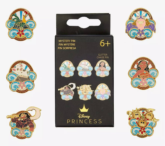Moana Wave Characters Blind Box Pin Set at BoxLunch