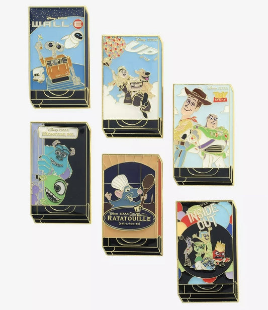 Disney Pixar VHS Covers Blind Box Pin Set -BoxLunch