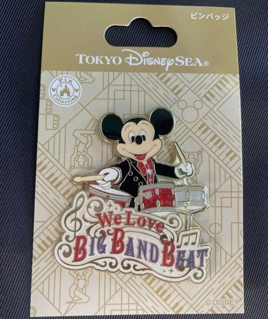 Mickey Mouse Big Band Beat Pin at Tokyo Disney Resort