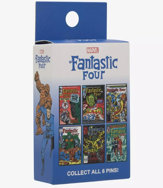Marvel The Fantastic 4 Comic Book Blind Box Pin Set at Hot Topic