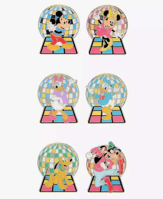 Mickey and Friends Disco Ball Blind Box Pin Set - BoxLunch