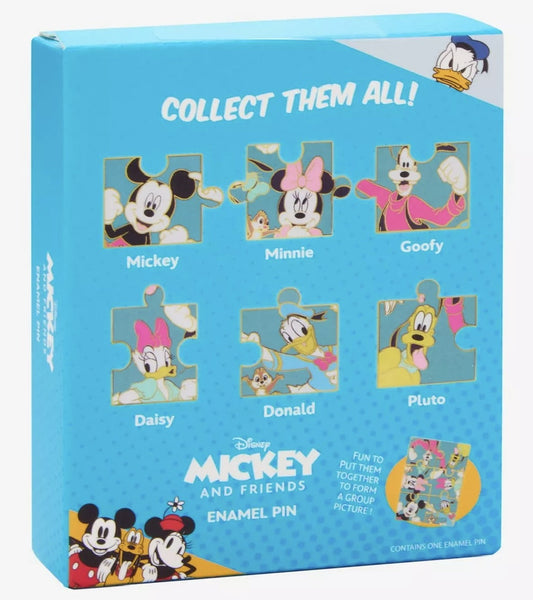 Mickey & Friends Puzzle Pieces Blind Box Pin Set at BoxLunch