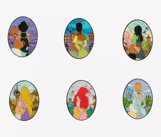 Disney Princess Hand Holding Blind Box Pin Set at BoxLunch