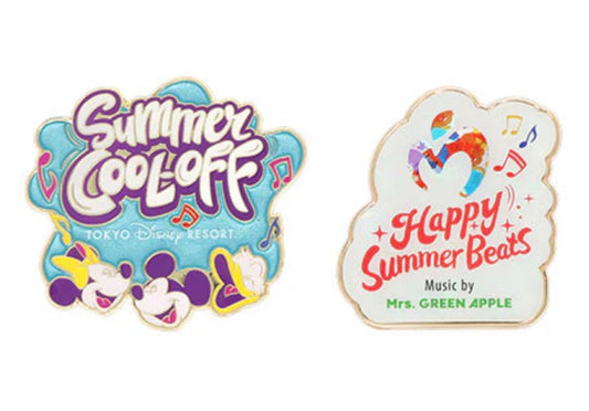 Summer Cool-Off Pin Set at Tokyo Disney Resort