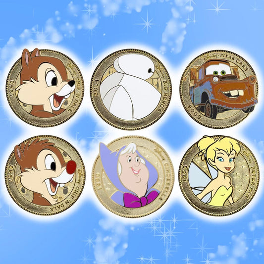 Disney Coin Series Wave 7 Pins at Pink a la Mode