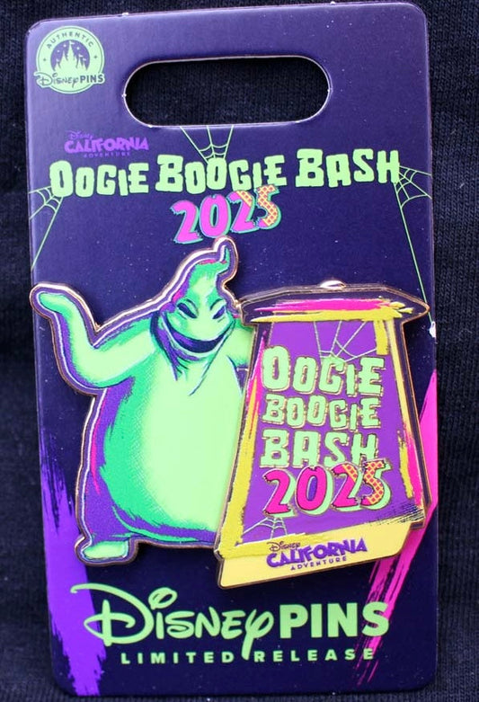 Oogie Boogie Bash 2025 Logo Disney Pin