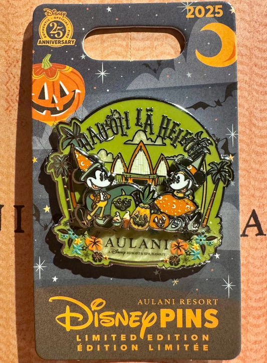 Aulani Resort Halloween 2025 Disney Pin