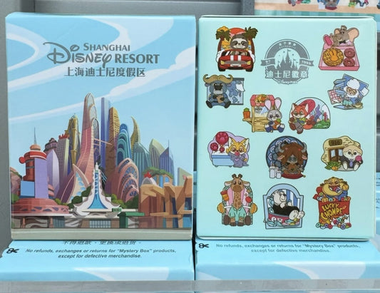 Zootopia 2025 Mystery Pin Set at Shanghai Disney Resort