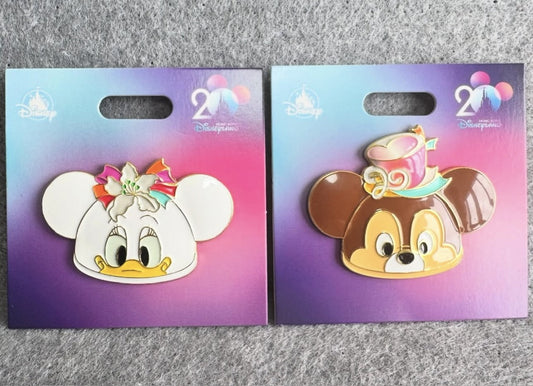 Daisy & Chip Pins - HKDL 2025 Redemption
