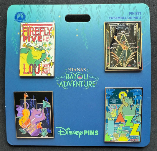 Tiana’s Bayou Adventure Booster Pin Set at Disney Parks