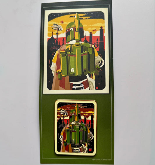 Boba Fett “The Empire Awaits” Star Wars Pin