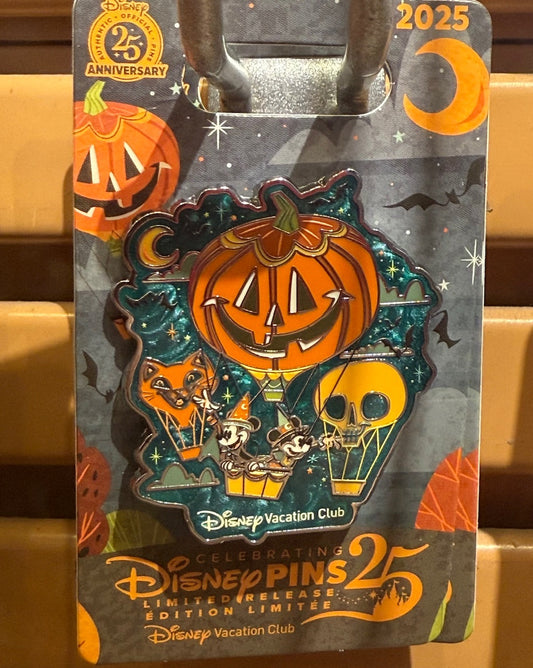 Halloween 2025 Disney Vacation Club Pin