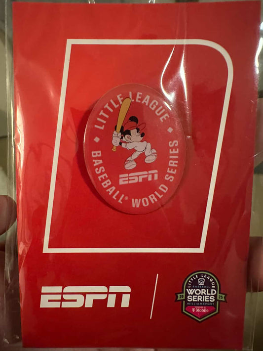 Mickey Mouse Little League Baseball World Series 2025 ESPN Pin
