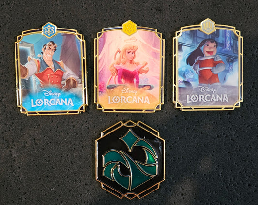 Fabled Disney Lorcana Trading Card Game Pins