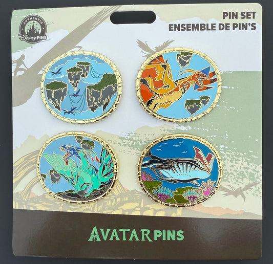 Pandora - The World of Avatar 2025 Booster Pin Set at Animal Kingdom