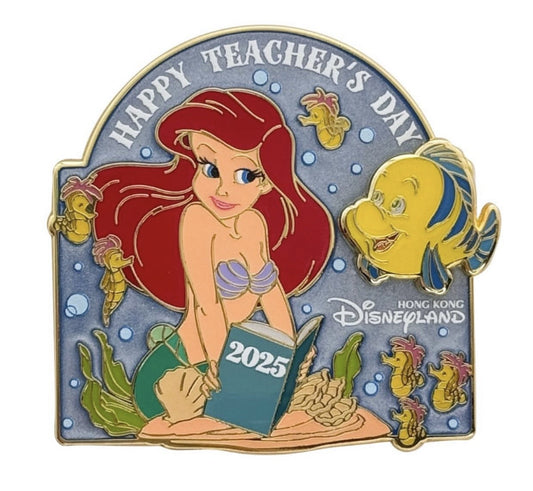 Ariel - Teacher’s Day 2025 HKDL Pin