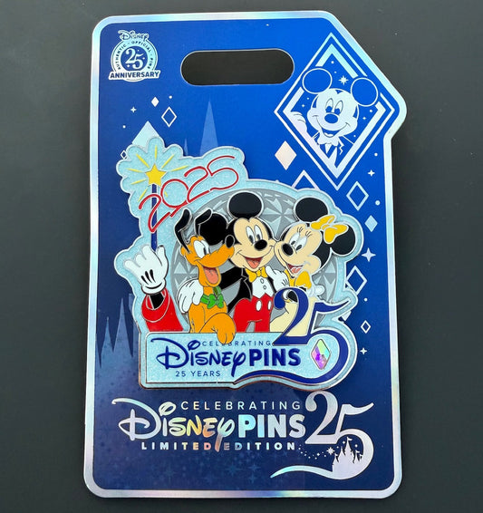 25 Years of Disney Pins 2025 Pin Event Welcome Pin